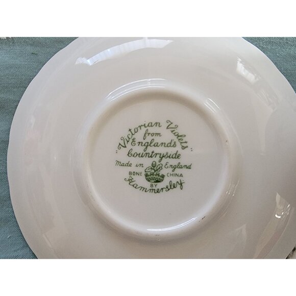 Hammeredley Victorian Violets Bone China Teacup & Saucer Set Made In England - Picture 5 of 5